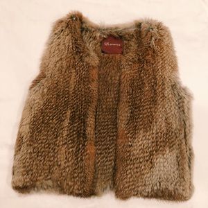 525 America Classic Fur Vest in Natural